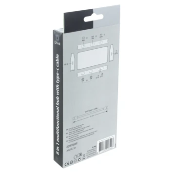 Q-Link 8-in-1 USB-C Hub 5 Q-Link 8-in-1 USB-C Hub - Afbeelding 5