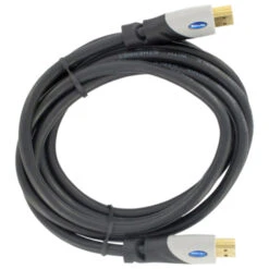 Q-Link HDMI Kabel High Speed Gold Plated 3D 5 Meter Zwart