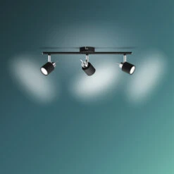 Philips Meranti Opbouwspot Zwart 3x 35W -InterieurKunst Verkoopwinkel 123 24371