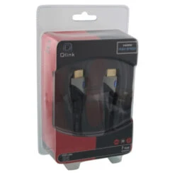Q-Link HDMI Kabel High Speed Gold Plated 3D 5 Meter Zwart -InterieurKunst Verkoopwinkel 123 2440
