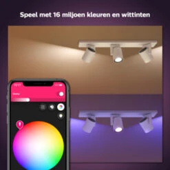 Philips Hue Opbouwspot Argenta Wit 8 Philips Hue Opbouwspot Argenta Wit -InterieurKunst Verkoopwinkel 123 24402