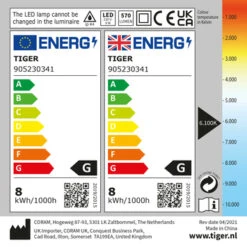 Tiger Spiegelverlichting Aurel Chroom 30 Cm 6100K -InterieurKunst Verkoopwinkel 123 24446