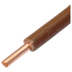 HANDSON Installatiedraad VD 2,5 Mm² Bruin 25 Meter