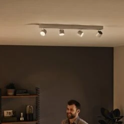 Philips Opbouwspot MyLiving Star LED Wit 4 X 4.5W -InterieurKunst Verkoopwinkel 123 24481