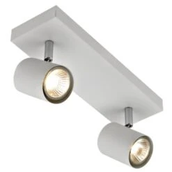 GAMMA Opbouwspot Genua 2-lichts Mat Wit -InterieurKunst Verkoopwinkel 123 24492