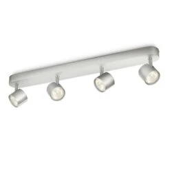 Philips Opbouwspot MyLiving Star LED Aluminium 4 X 4.5W