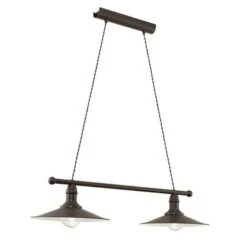 EGLO Hanglamp Stockbury Bruin