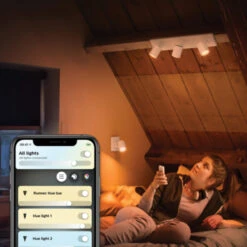Philips Hue Runner Opbouwspot 1x5W Wit Incl. Switch En Bluetooth -InterieurKunst Verkoopwinkel 123 24585
