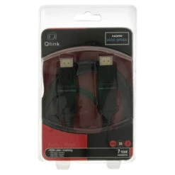 Q-Link HDMI Kabel High Speed Gold Plated 3D 2 Meter Draaibaar -InterieurKunst Verkoopwinkel 123 2463