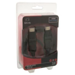 Q-Link HDMI Kabel High Speed Gold Plated 3D 2 Meter Draaibaar -InterieurKunst Verkoopwinkel 123 2468