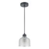 Hanglamp Yorrick Glas/zwart