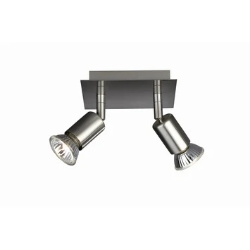 Philips Spotplaat Carrea Staal 2-lichts 1 Philips Spotplaat Carrea Staal 2-lichts