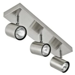 GAMMA Opbouwspot Genua 3-lichts Nikkel -InterieurKunst Verkoopwinkel 123 24776