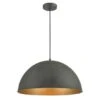 Hanglamp Noah Antraciet/goud Ø 51cm