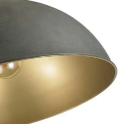 Hanglamp Noah Antraciet/goud Ø 51cm -InterieurKunst Verkoopwinkel 123 24782