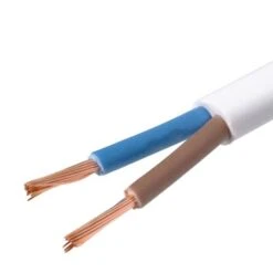 HANDSON Stroomkabel 2 X 0,75mm² 20 Meter Wit