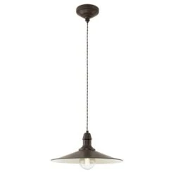 EGLO Hanglamp Stockbury E27 Bruin