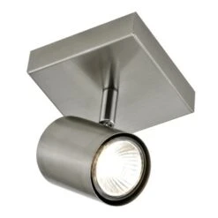 GAMMA Opbouwspot Genua 1-lichts Nikkel -InterieurKunst Verkoopwinkel 123 24841