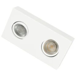 GAMMA Opbouwspots Bellagio Duoplaat Wit -InterieurKunst Verkoopwinkel 123 24852