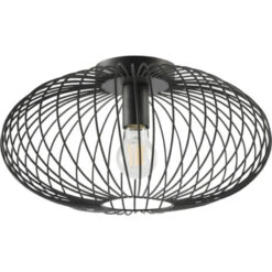 GAMMA Plafondlamp Nikki Zwart Ø 36 Cm