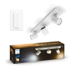 Philips Hue Runner Opbouwspot 3x5W Wit Incl. Switch En Bluetooth