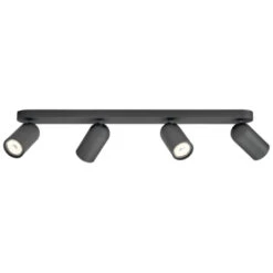 Philips Opbouwspot MyLiving Pongee LED Zwart 4 X 5,5W