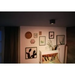 Philips Opbouwspot MyLiving Box LED Zwart 4.5W -InterieurKunst Verkoopwinkel 123 24911