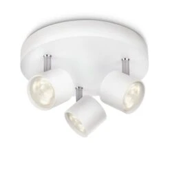 Philips Opbouwspot MyLiving Star LED Wit 3 X 4.5W