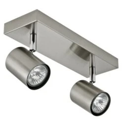 GAMMA Opbouwspot Genua 2-lichts Nikkel