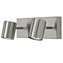 GAMMA Opbouwspot Genua 2-lichts Nikkel -InterieurKunst Verkoopwinkel 123 24924