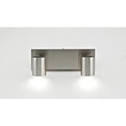 GAMMA Opbouwspot Genua 2-lichts Nikkel -InterieurKunst Verkoopwinkel 123 24925