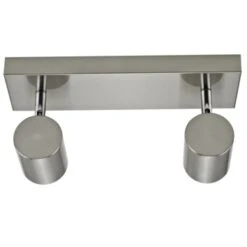 GAMMA Opbouwspot Genua 2-lichts Nikkel -InterieurKunst Verkoopwinkel 123 24929