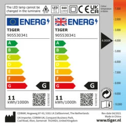 Tiger Spiegelverlichting Eros 4540 LED 45cm -InterieurKunst Verkoopwinkel 123 24941