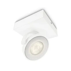 Philips Opbouwspot Clockwork LED 1x4.5 Watt Wit -InterieurKunst Verkoopwinkel 123 24952