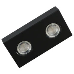 GAMMA Opbouwspots Bellagio Duoplaat Zwart -InterieurKunst Verkoopwinkel 123 24958