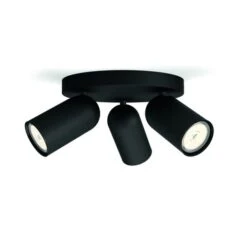 Philips Opbouwspot MyLiving Pongee LED Zwart 3 X 5.5W 8 Philips Opbouwspot MyLiving Pongee LED Zwart 3 X 5.5W -InterieurKunst Verkoopwinkel 123 25014