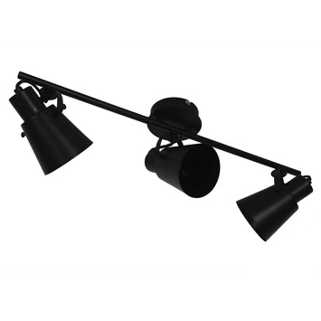 GAMMA Opbouwspot Sorrento 3-lichts Mat Zwart 5 GAMMA Opbouwspot Sorrento 3-lichts Mat Zwart - Afbeelding 5