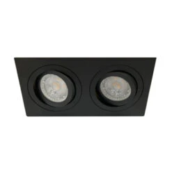 GAMMA Inbouwspots 2 In 1 Frame Richtbaar Zwart