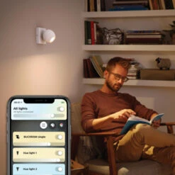 Philips Hue Buckram Opbouwspot 1x5W Wit Excl. Switch En Bluetooth -InterieurKunst Verkoopwinkel 123 25058
