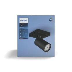 Philips Opbouwspot Kosipo LED Zwart 230V 11 Philips Opbouwspot Kosipo LED Zwart 230V -InterieurKunst Verkoopwinkel 123 25116