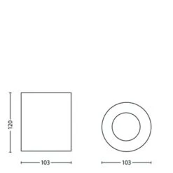 Philips MyLiving Plafondspot Pillar Wit -InterieurKunst Verkoopwinkel 123 25149