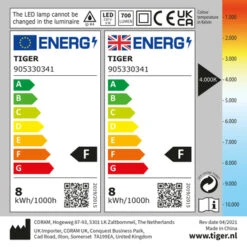 Tiger Spiegelverlichting Aurel Chroom 40 Cm 4000K -InterieurKunst Verkoopwinkel 123 25257