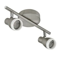 OK Opbouwspot Calabria 2-lichts Nikkel