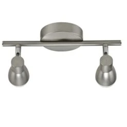 OK Opbouwspot Calabria 2-lichts Nikkel -InterieurKunst Verkoopwinkel 123 25260
