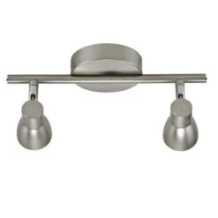 OK Opbouwspot Calabria 2-lichts Nikkel -InterieurKunst Verkoopwinkel 123 25261