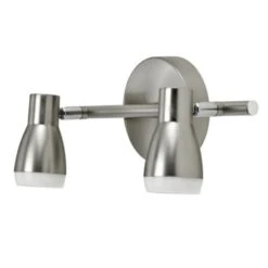 OK Opbouwspot Calabria 2-lichts Nikkel -InterieurKunst Verkoopwinkel 123 25266