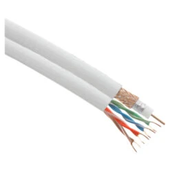 Q-Link Coax/utp Kabel RG6 25 Meter Wit -InterieurKunst Verkoopwinkel 123 2527