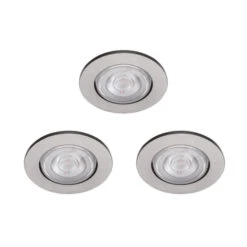Philips Inbouwset LED Taragon 3x4.5W Nikkel 2700K