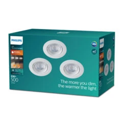 Philips Impala Inbouw Set 3x6w Wit