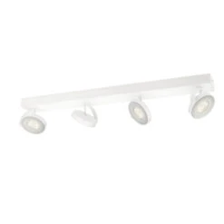 Philips Opbouwspot MyLiving Clockwork LED Wit 4 X 4,5W